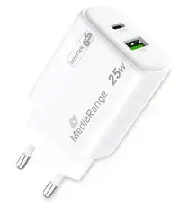 MediaRange MRMA112-2 25 W USB‑C lādētājs Photo 5