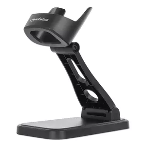 Barcode Scanner Stand Manhattan 154192 Adjustable Height Angle Black