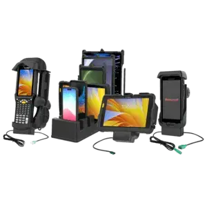 Docking Station ram mounts GDS Dock for Zebra TC73/TC78 with IntelliSkin, Lockable, Heated Pins, USB-A C