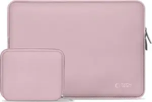 Чехол для ноутбука Tech-Protect NeoSlim 13–14" розовый, тонкий защитный чехол