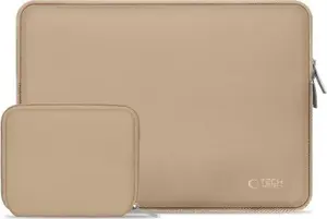 Чехол для ноутбука Tech‑Protect NeoSlim для 15–16" ноутбуков, бежевый, тонкий защитный