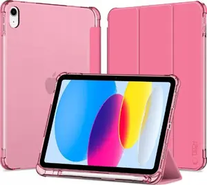 Tablet case Tech-Protect SmartCase Pen Hybrid for iPad 10.9 / iPad 10 (2022) / iPad 11 (2023/2025) — pink