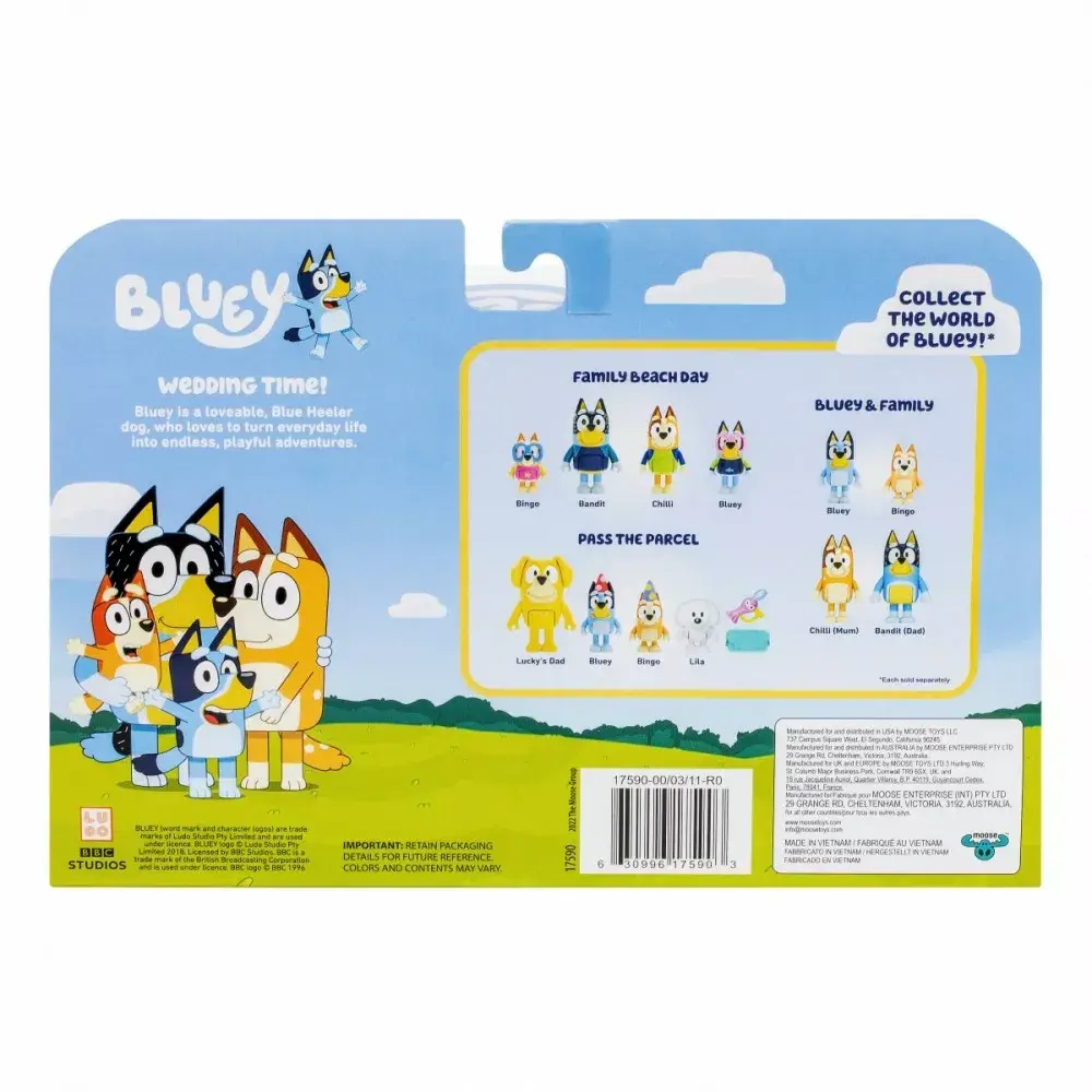 TMTOYS Bluey набор фигурок 4‑шт. BLU17590 Photo 6