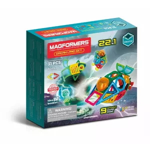 MAGFORMERS Магнитный конструктор Drea Land — набор из 31 детали для развивающей игры