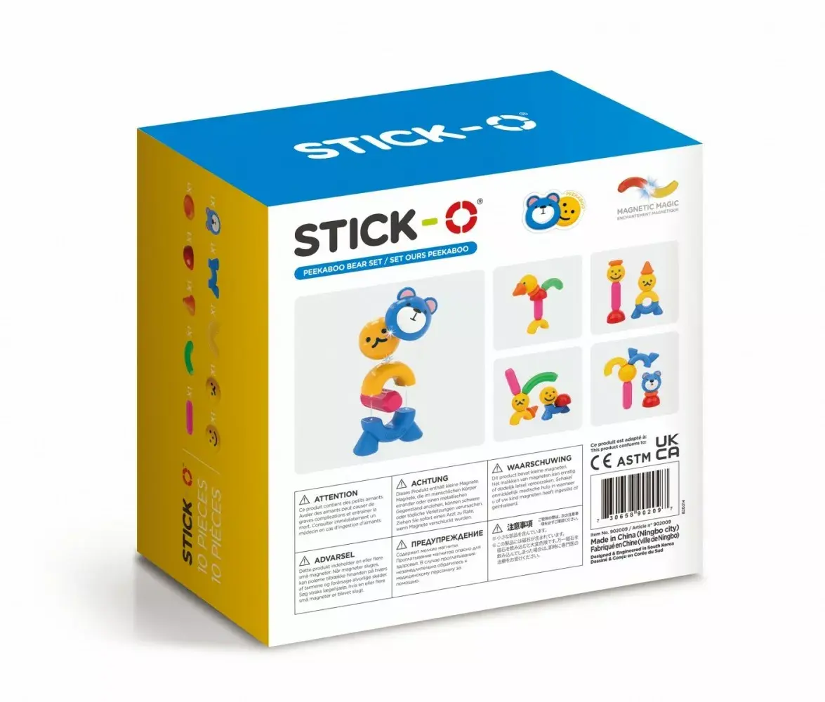 Магнитный конструктор MAGFORMERS Stick-O Bear Photo 2