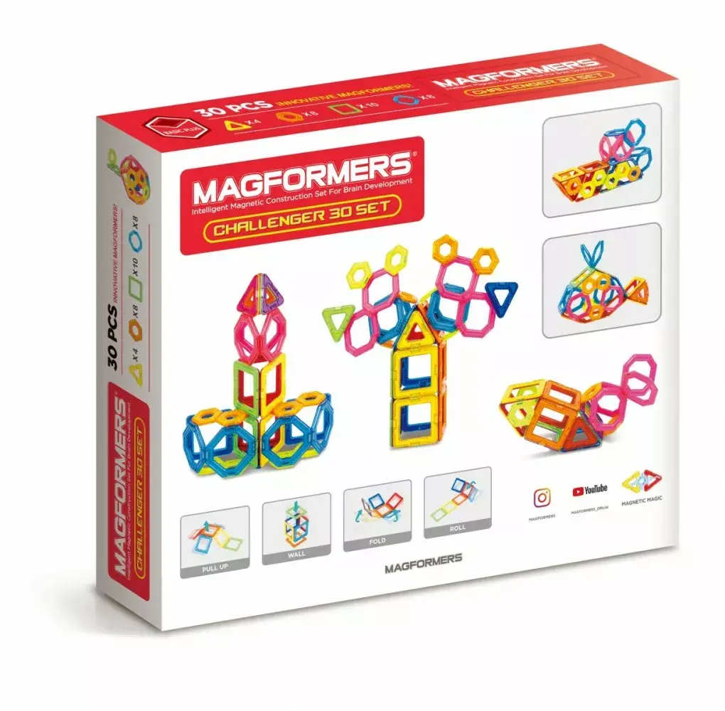 MAGFORMERS Challenger magnētiskais komplekts — 30 gab. Photo 2