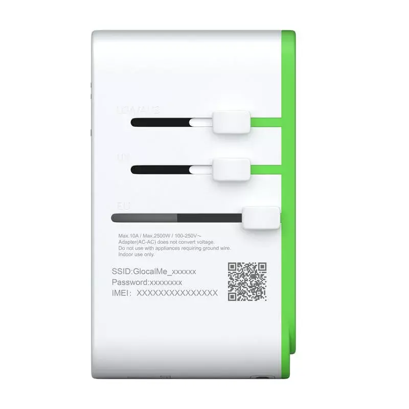 GlocalMe Roamplug barošanas adapters Roamplug white Photo 3