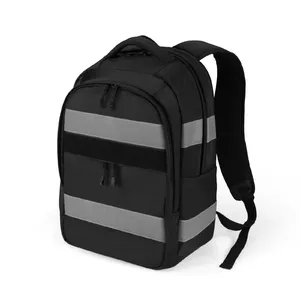 DICOTA Hi-Vis V2 Backpack Rucksack Black 320x220x455mm PET TPU