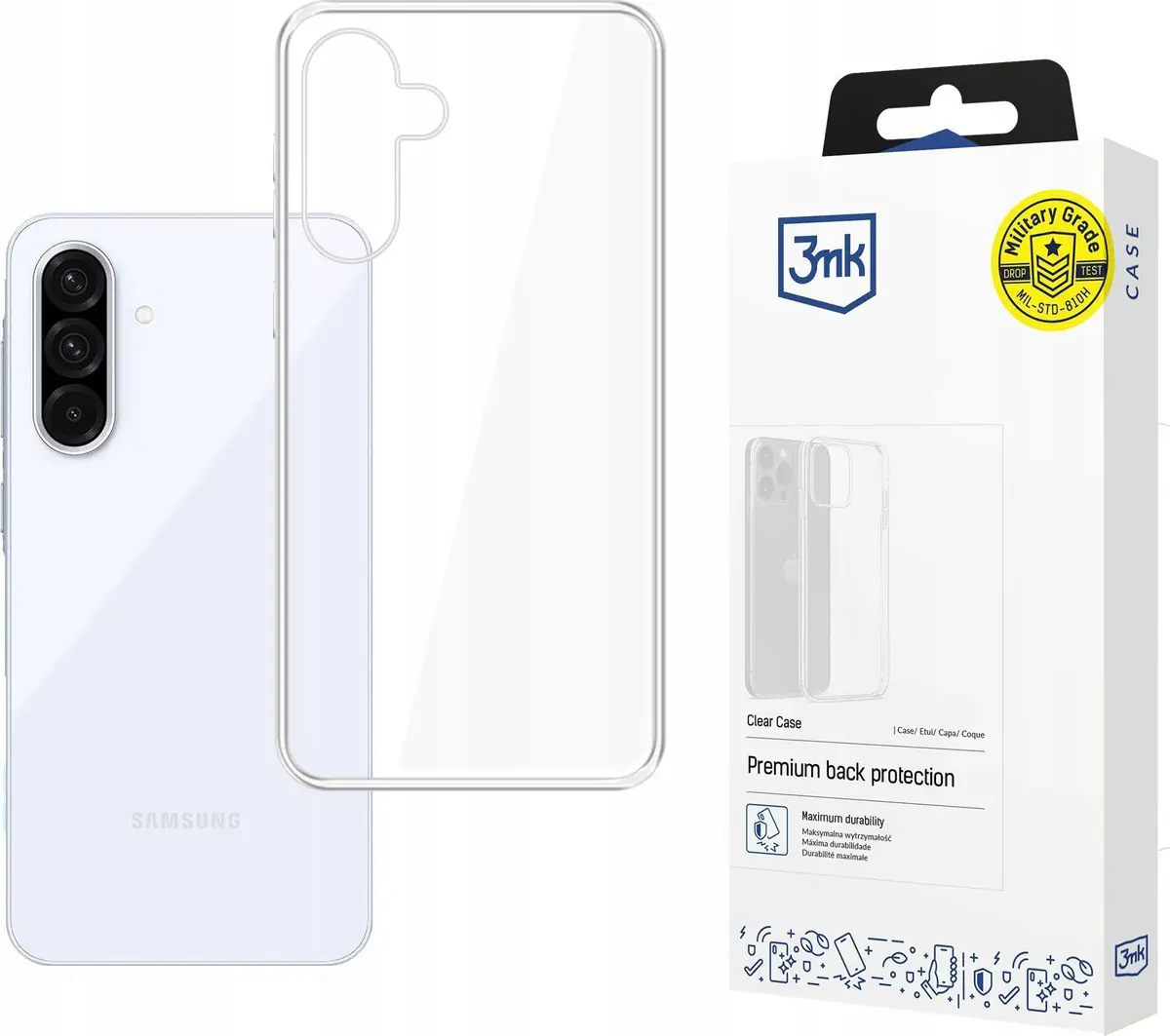 3MK Clear Case mobilā telefona vāks