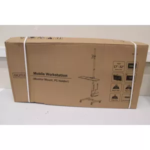 Monitor mount and PC holder DIGITUS DA-90374 — height-adjustable for 17–32 inch displays