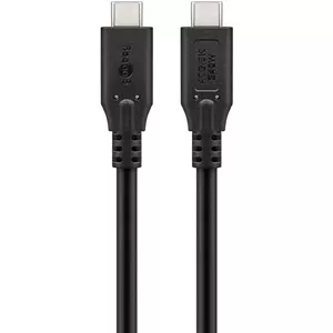 USB4 Gen 2x2 cable Goobay 1.8 m — USB-C to USB-C, 40 Gbit/s, black
