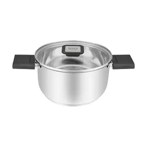 Resto Kitchenware Anser 2.5 L Round Black Stainless Steel