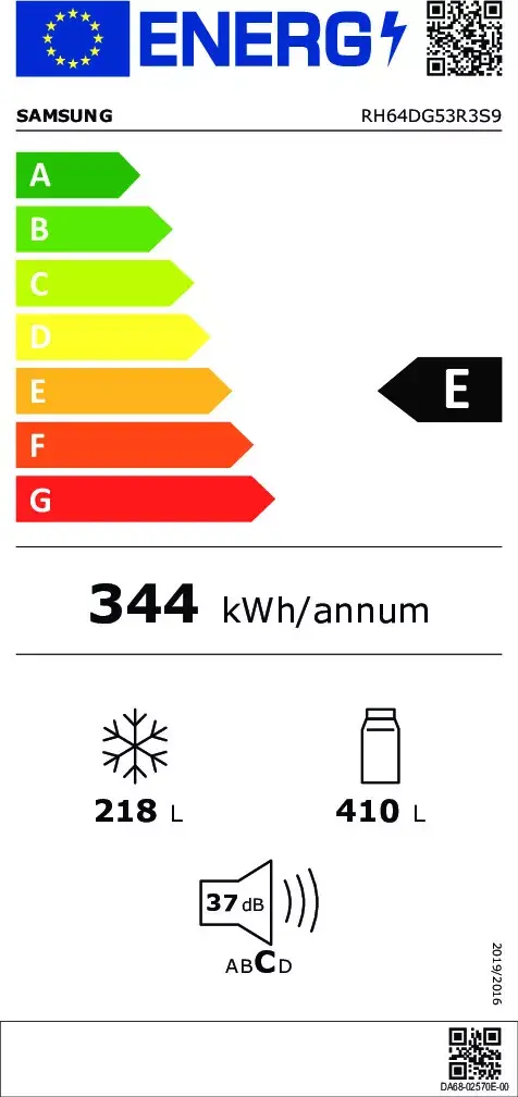 Samsung RH64DG53R3S9 ledusskapis Photo 9