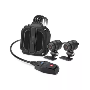 Двухканальный мотоциклетный видеорегистратор MIO MiVue M820WD с фронтальной и задней камерами, 5‑спутниковый GPS, Wi‑Fi