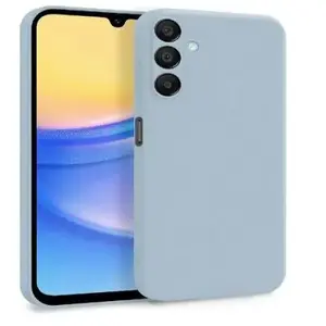 Чехол Evelatus для Samsung Galaxy A15 — силиконовый soft-touch, серо-голубой