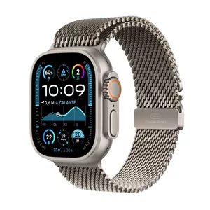 Умные часы Apple Watch Ultra 2 GPS + Cellular 49mm Корпус из натурального титана с натуральным титановым Milanese Loop - S
