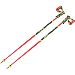 Slēpju nūjas Leki WCR SL 3D 120 — alumīnija sacīkšu nūjas, 120 cm, HTS 6.5 ass, rokturis Trigger 3D SL
