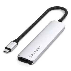 Satechi ST-P6SS USB Type-C хаб 10000 Mbit/s Серебристый