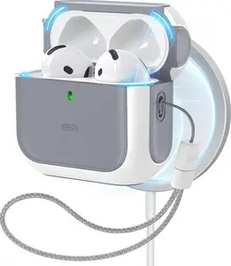 ESR Orbit Hybrid Case for Apple AirPods 4 White with MagSafe Support