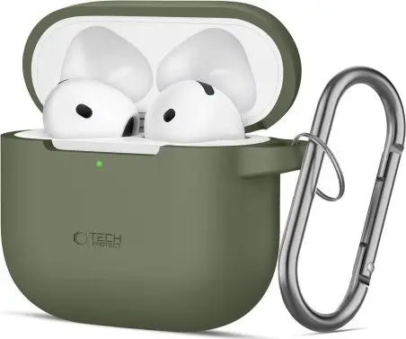 Силиконовый чехол с карабином Tech-Protect для AirPods (4) Photo 2