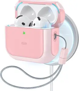 Protective case ESR Orbit Hybrid for AirPods, pink