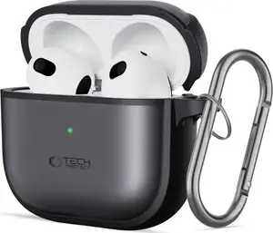 Protective case Tech-Protect MagMat for Apple AirPods 4 — Matte Black