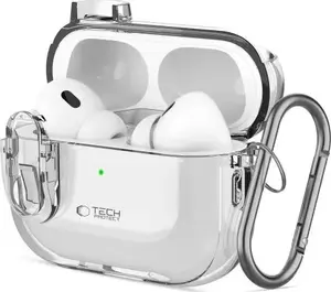 Protective Slim Hook Case for Apple AirPods Pro (1 & 2) by Tech-Protect, Transparent