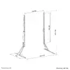 TV desk stand DS45-430BL19 Photo 16