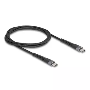 USB Cable DeLOCK 81124 USB 2.0 1m USB C Black