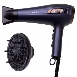 Фен Adler AD 2273, 2000 Вт, 3 температурных режима, 2 скорости, ионизация, диффузор и концентратор, холодный обдув