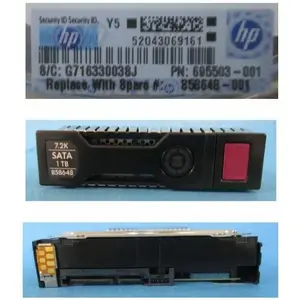 HDD Hewlett Packard Enterprise 1TB 3.5 Inch SATA 7200 RPM 858648-001 HP Enterprise