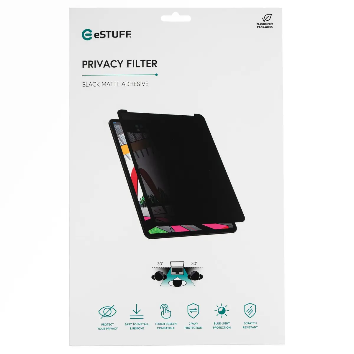 eSTUFF GLBW11246174 Privacy Filter for 11" Tablets Photo 3
