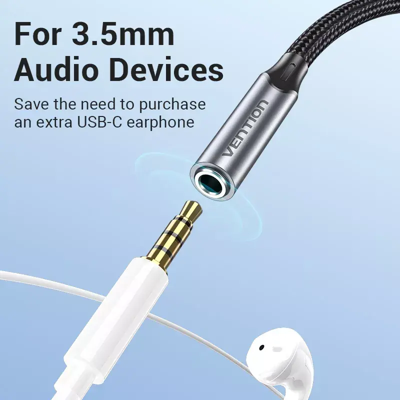 Vention USB-C uz 3,5 mm adapters BGMHA Photo 5