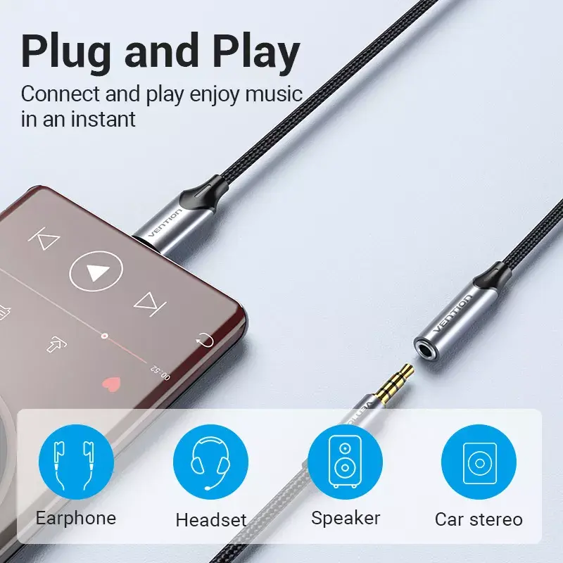 Vention USB-C uz 3,5 mm adapters BGMHA Photo 9