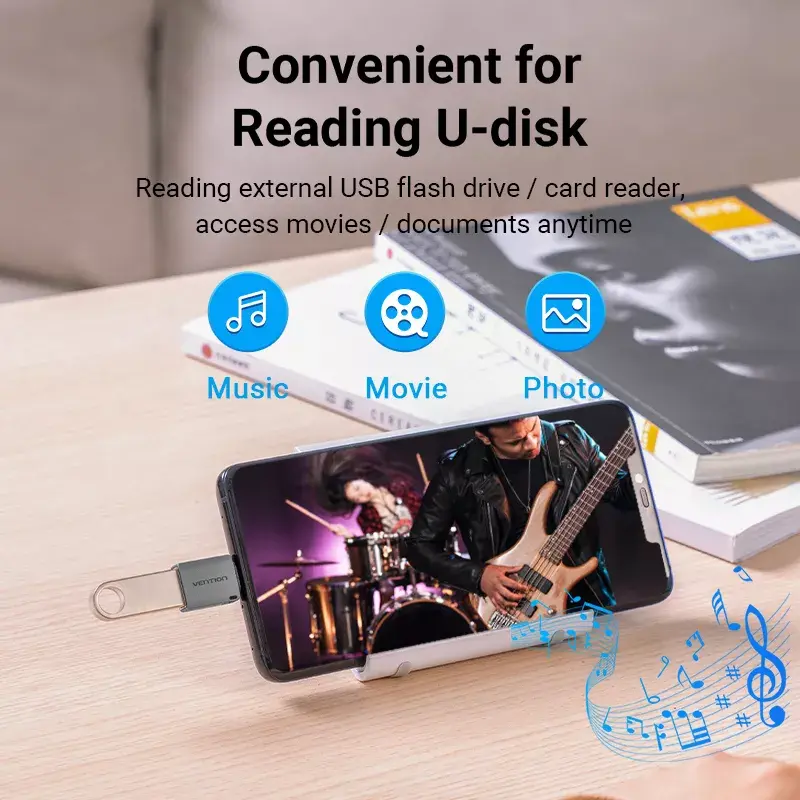 Vention USB‑C uz USB 3.0 OTG adapteris CDQH0 Photo 5