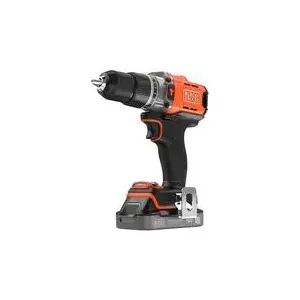 Аккумуляторный ударный шуруповёрт Black & Decker BCD383D1XC 18В 2Ач набор с батареей