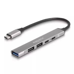 DeLOCK 64298 док-станция для ноутбука Wired USB 3.2 Gen 2 Type-C Серый