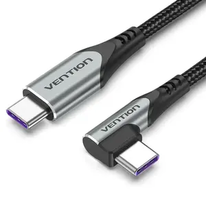 USB 2.0 cable Vention TAKHF — USB-C to USB-A, 1 m, 0.48 Gbit/s, nickel-plated contacts, grey
