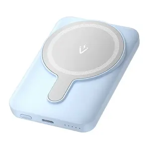 Vention FHSL0 Power Bank 5000 mAh with Wireless Charging and USB Type-C, Blue