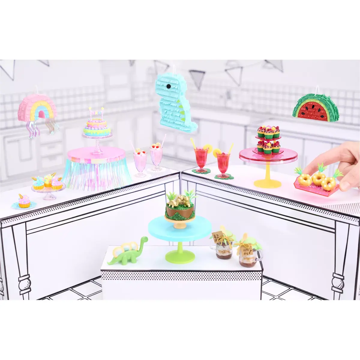 Миниатюрный игровой набор Make It Mini Birthday Photo 3