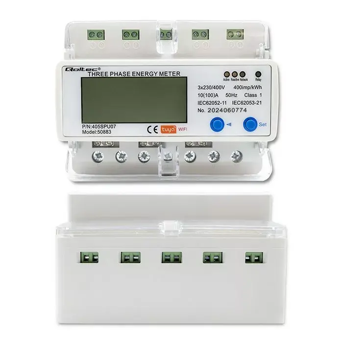 Трёхфазный электросчётчик QOLTEC 50883 Photo 5