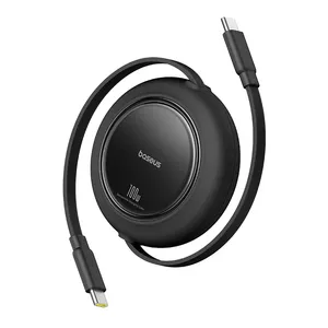 Кабель USB-C Baseus P10364500113-00 100W выдвижной 1,5 м, черный