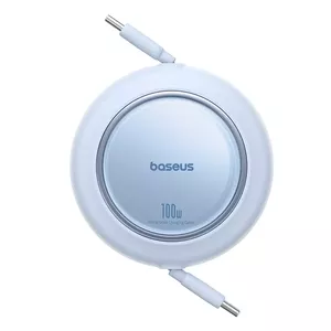 Кабель USB-C Baseus P10364500313-00 100W выдвижной 2 м Galaxy Blue