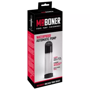 Penis pump Mister Boner Waterproof Automatic Pump, rechargeable, 6 suction modes, total length 30 cm, insertion depth 20 cm