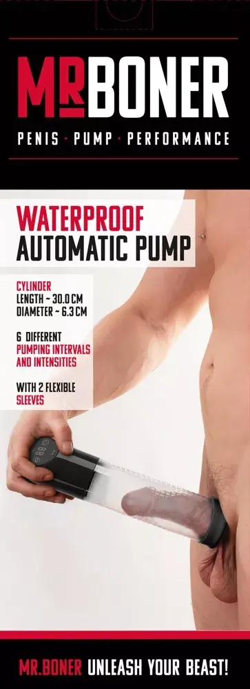 Помпа для пениса Mister Boner Waterproof Automatic Pump Photo 13