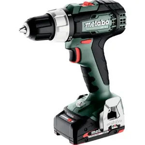 Cordless drill driver Metabo BS 18 L with 2x 2Ah batteries and metaBOX