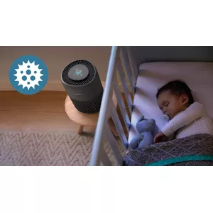 Effectively reduces viruses like H1N1 (flu) from the air