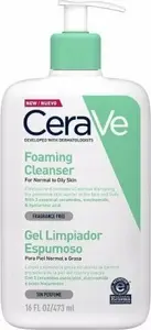 Cleansing gel CeraVe 1000 ml for normal and oily skin, 1 L bottle