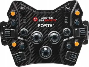 Button Box Asetek SimSports Forte GT — compact racing control panel with configurable buttons and rotary encoders