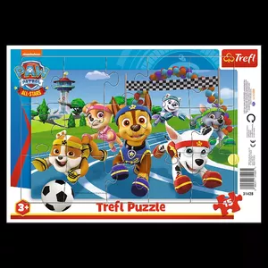 Пазл TREFL PAW PATROL в рамке, 15 деталей, детский набор